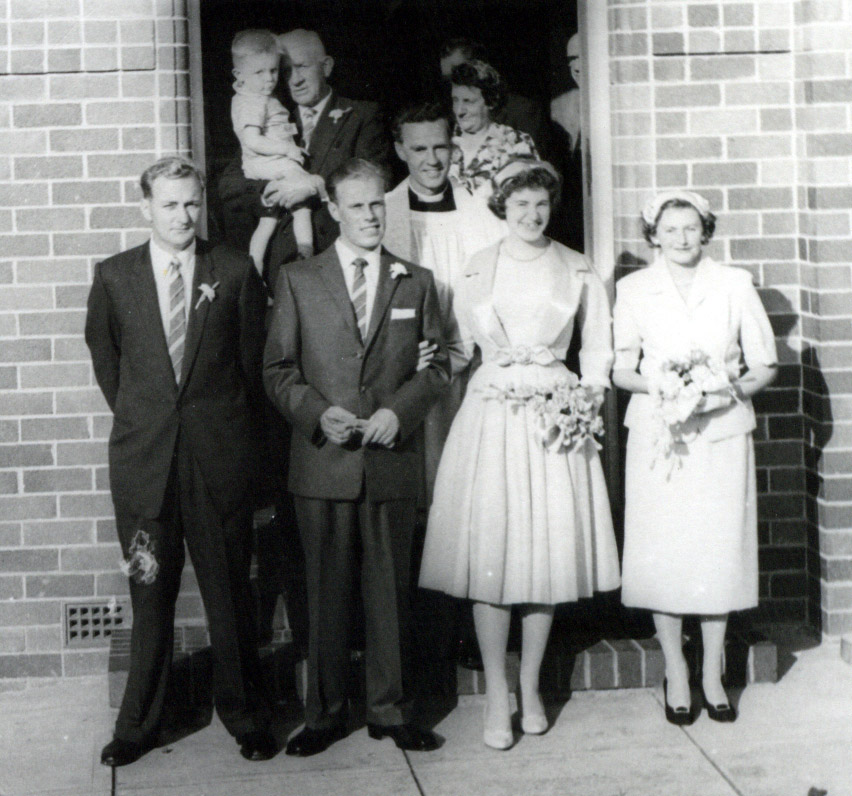 Wedding of Roger Carr and Kay Brown